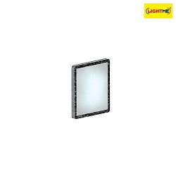 Mirror clamp luminaire DONNA LED, square, IP44, CCT, incl. GX53 6W 2700K/4000K 500lm, silver leaf