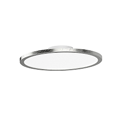 Loftlampe AQUA DISK-1 / 302MM 1-flamme, CCT Switch, omskiftelig GX53 IP44, sølv 