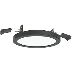 ceiling recessed luminaire AQUA PLANO � 14.7CM rigid, CCT Switch, switchable GX53 IP44, black 