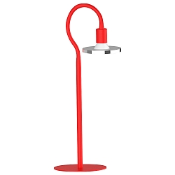 LED Bordlampe SIMPLESSA, 5W, GU10, 2700K, 350lm, chrom/r�d