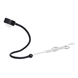 Bordlampe POWERLENS SNAKE b�jelig GX53 IP20, satin, sort mat