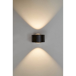 Spot EASY LENS WALL LED Dim-To-Warm IP20, sort d�mpbar