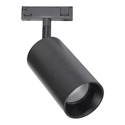 1-faset spot DESIGNLINE TUBE LED SPOT IP20, sort d�mpbar