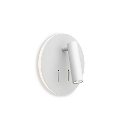 Væglampe CIRCLE LED IP20, hvid 