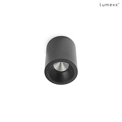 ceiling luminaire TUBE CEILING LED IP20, black dimmable