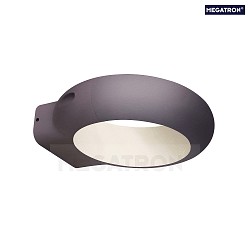 Udendrs wall luminaire SATURNO up / down IP54, antracit 