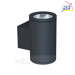 Outdoor LED wall spot CANGO Up&Down, IP54, 12W 3000K 750lm 2x60, anthracite
