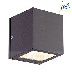 Udendrs wall luminaire COSTA up / down IP54, antracit 