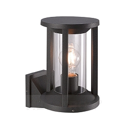 Udendørs wall luminaire CILLO E27 IP65, sort dæmpbar
