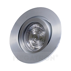 Downlight DECOCLIC DUALBEAM rund, d�mpbar GU10 IP20, s�lv d�mpbar