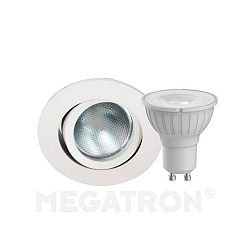 Downlight DECOCLIC rund, d�mpbar GU10 IP20, hvid d�mpbar