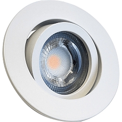 recessed luminaire DECOCLIC KOIN DTW round, swivelling, Dim-To-Warm, set of 1 IP20, white dimmable 7