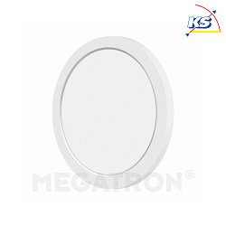 LED ceiling luminaire PANO CCT DIM ROUND, IP20, dimmable, white,  16.5cm, 12W 3000-6500K 1000lm 110