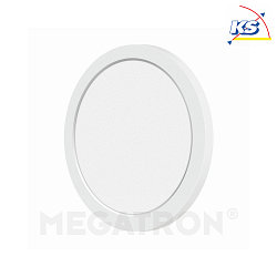 LED ceiling luminaire PANO CCT DIM ROUND, IP20, dimmable, white,  21.9cm, 18W 3000-6500K 1700lm 110