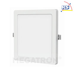 LED ceiling luminaire PANO DIM CCT SQUARE, IP20, dimmable, white, 14 x 14cm, 6W 3000-6500K 500lm