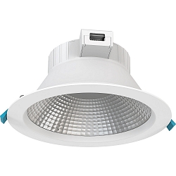 recessed luminaire FILA FR � 20CM CCT Switch, switchable, multipower, with reflector IP54, white  14