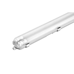 LED Fugtt�t armatur LUTO LED T8, 1,5m, 2x24W, 4000K, 2x2400lm, gr�