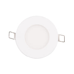 Indbygget downlight LED PANEL FLAT 85 R SCCT MP rund, CCT Switch, omskiftelig, multipower IP44, hvid 