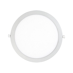 Indbygget downlight LED PANEL FLAT 300 R 830 350MA PRISM rund, UGR < 19, ekskl. str�mforsyning IP20, mat, titan d�mpbar