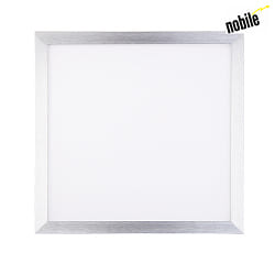 LED Recessed luminaire LED PANEL FLAT Q1, aluminum, 18W, 4300K, dimmable 1-10V, incl. operation device