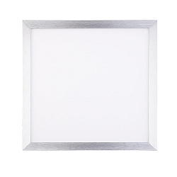 LED Indbygningslampe LED PANEL FLAT Q1, aluminium, 18W 4300K, d�mpbar 1-10V, med driftsindretningen