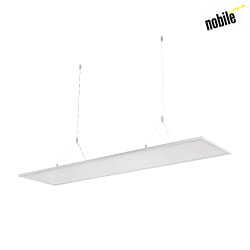 LED Pendant luminaire LED PANEL FLAT R2 with Uplight, 40W, 4300K, dimmable 1-10V, incl. operation device