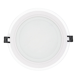 LED panel LED GLAS PANEL 200R SCCT rund, CCT Switch, d�mpbar 14W 1250 / 1350 / 1300lm 3000 / 4000 / 5700K 120� 120� CRI >80