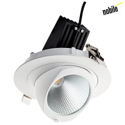 LED Recessed spot LED SHOP LIGHT 150, 32W 4000K 2800lm 36, 900mA, dimmable, white