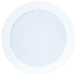 Indbygget downlight LED PANEL FLAT 105 R 350MA IP44 rund, ekskl. str�mforsyning IP44, hvid d�mpbar