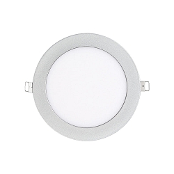 Indbygget downlight LED PANEL FLAT 130 R 830 350MA OPAL standard, rund, ekskl. str�mforsyning IP20, mat, titan d�mpbar