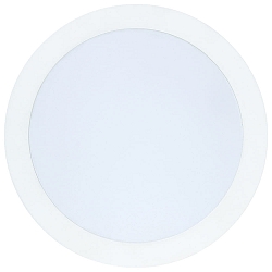 Indbygget downlight LED PANEL FLAT 130 R 350MA IP44 rund, ekskl. str�mforsyning IP44, hvid d�mpbar