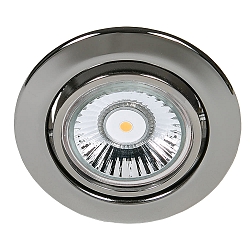 Indbygningsspot DOWNLIGHT C 3830, � 8.8cm, drejelig, sort chrom