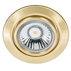 Indbygningsspot DOWNLIGHT C 3830, � 8.8cm, drejelig, messing b�rstet
