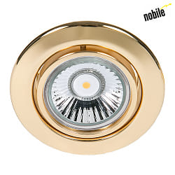 Recessed spot DOWNLIGHT C 3830, 88mm, GX5,3, swiveling, gold 24 carat gold-plated