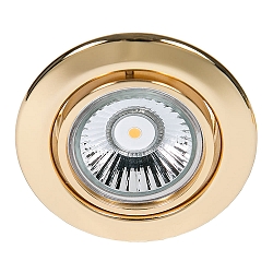 Indbygningsspot DOWNLIGHT C 3830, � 8.8cm, drejelig, guld 24 karat forgyldt
