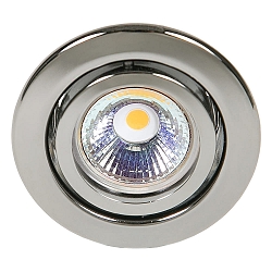 Indbygningsspot DOWNLIGHT C 3840, � 7cm, drejelig, sort chrom