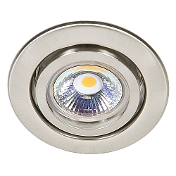 Indbygningsspot DOWNLIGHT C 3840, � 7cm, drejelig, nikkel b�rstet