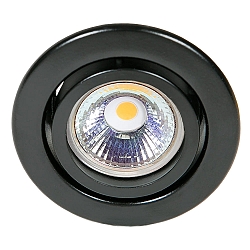 Indbygningsspot DOWNLIGHT C 3840, � 7cm, drejelig, sort