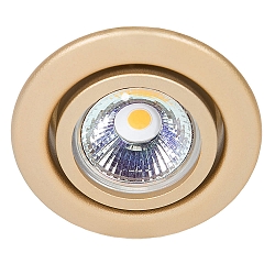 Indbygningsspot DOWNLIGHT C 3840, � 7cm, drejelig, guld