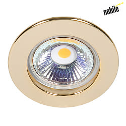 Recessed spot DOWNLIGHT C 3860, 55mm, GZ4, fixed, gold 24 carat gold-plated