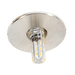 Recessed luminaire for starry sky C 392, � 4cm, G4, stainless steel