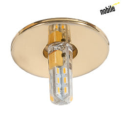 Recessed luminaire for starry sky C 392, 40mm, G4, gold 24 carat gold-plated