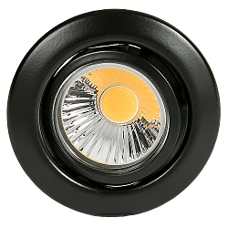 Indbygningsspot DOWNLIGHT D 3830, � 8.8cm, drejelig, sort