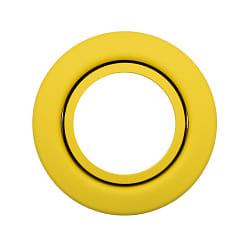 Indbygnings loftlampe D 3830 ORGANIC ZINC YELLOW svingbar, uden stikkontakt IP20, gul d�mpbar