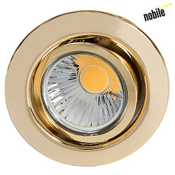 Recessed spot DOWNLIGHT D 3830, 88mm, GX5,3, swiveling, gold 24 carat gold-plated