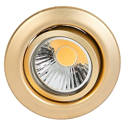 Indbygningsspot DOWNLIGHT D 3830, � 8.8cm, drejelig, guld mat