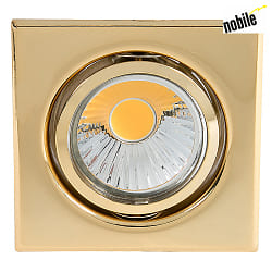Recessed spot DOWNLIGHT D 3830 Q, square, 85x85mm, GX5,3, swiveling, gold 24 carat gold-plated