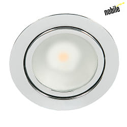 LED Indbygnings mbler lampe DOWNLIGHT N 5020, 66mm, COB LED, 3,3W, 3000K, chrom