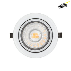 LED Indbygnings mbler lampe N 5022 CSP LED Linse, 4W 3000K 350lm 38, 350mA, dmpbar, hvid