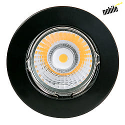 Recessed luminaire DOWNLIGHT N 5030, 79mm, GX5,3, 12V, with snap ring, fixed, black